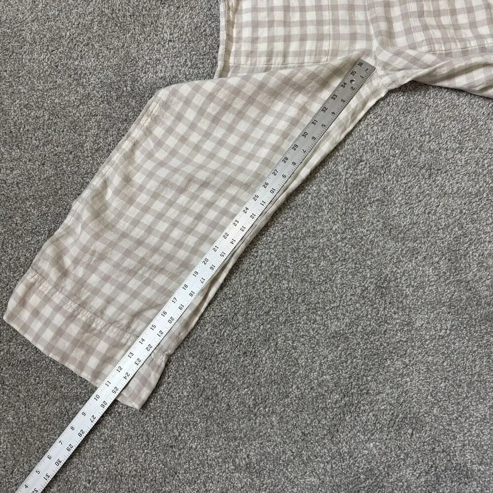 Lou & Grey Checkered Jumpsuit in Cream and Tan - Picture 13 of 13